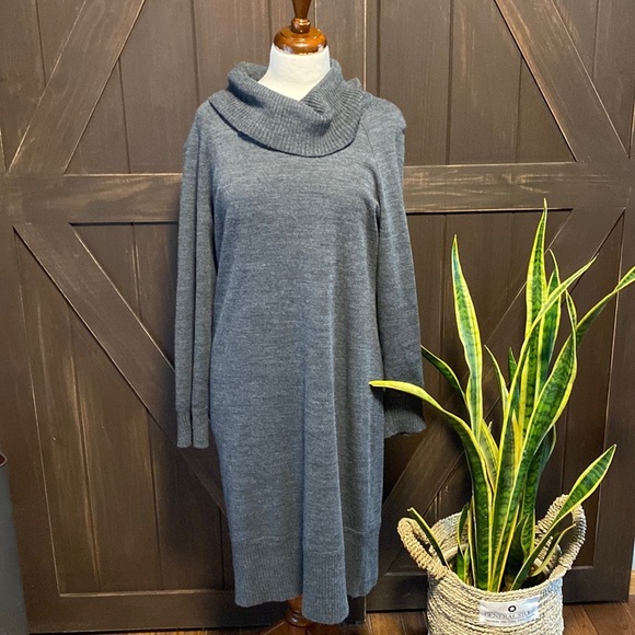 Lemmie for Nina Leonard Large sweater dress great condition - Picture 1 of 7